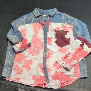 We The Free Chasing Waves Buttondown